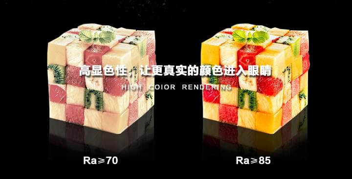 高顯色性，讓真實的顏色進入眼睛