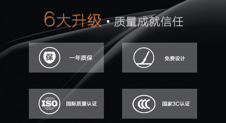 6大升級，質量成就信任