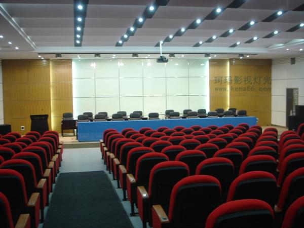 赤壁一中學術報告廳燈光工程