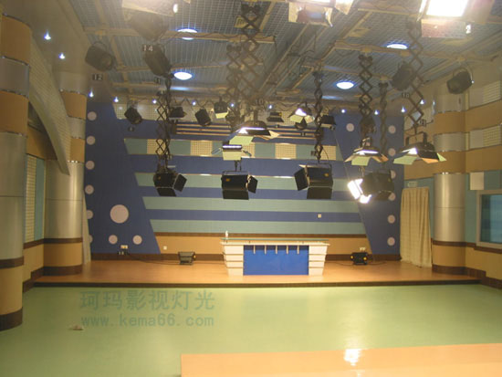 演播室建設(shè)后實景照片展示