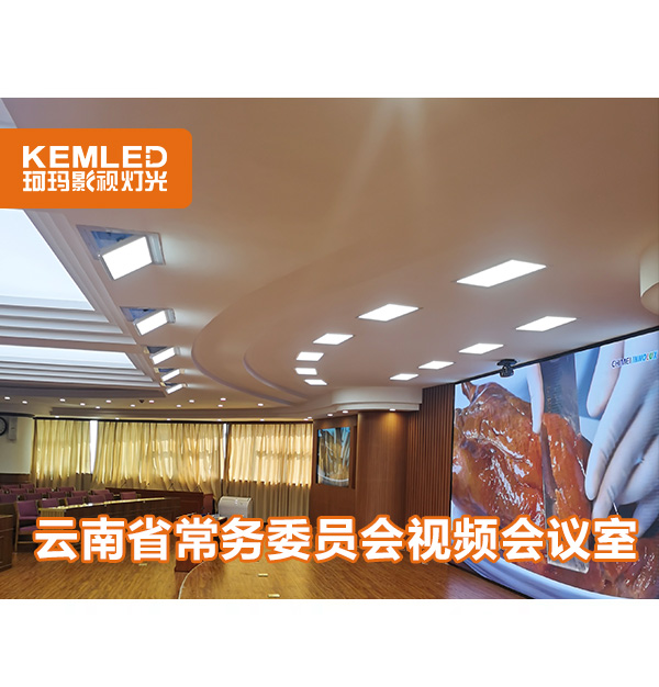 視頻會(huì)議室有背景大屏，怎么解決燈光問(wèn)題？