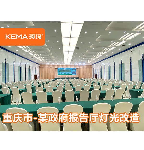 重慶市某政府視頻會議室燈光改造：原有燈具老化怎么解決？